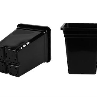 SunPack Square Pot Black 9"x9"