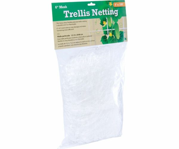 Trellis Netting 6" Square Mesh, non-woven, 4' x 100' Roll