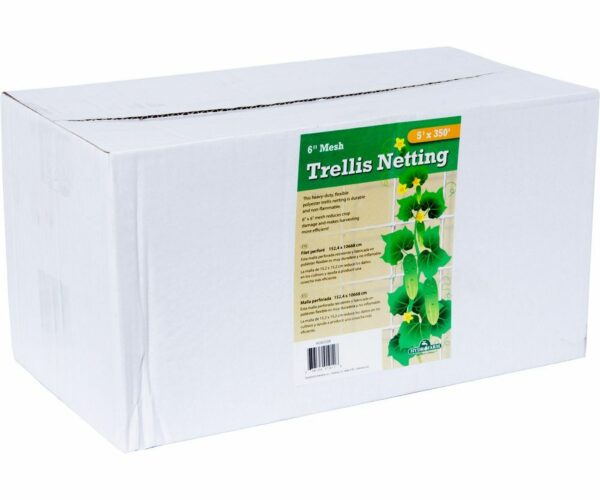 Trellis Netting 6" Square Mesh, Woven, 5' x 350' Roll