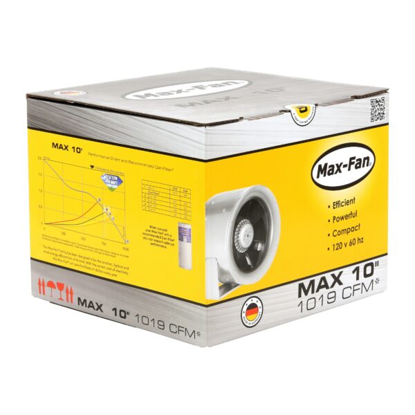 Can-Fan Max Fan 10 in 1019 CFM Packaging (HGC736830)