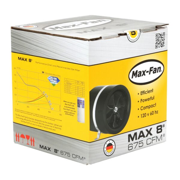 Can-Fan Max Fan 8 in 675 CFM Packaging (HGC736825)