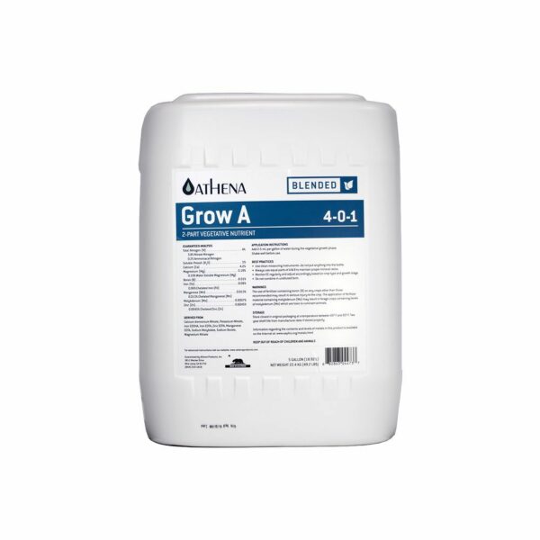 Athena Grow A 5 Gallon Nutrient Bottle