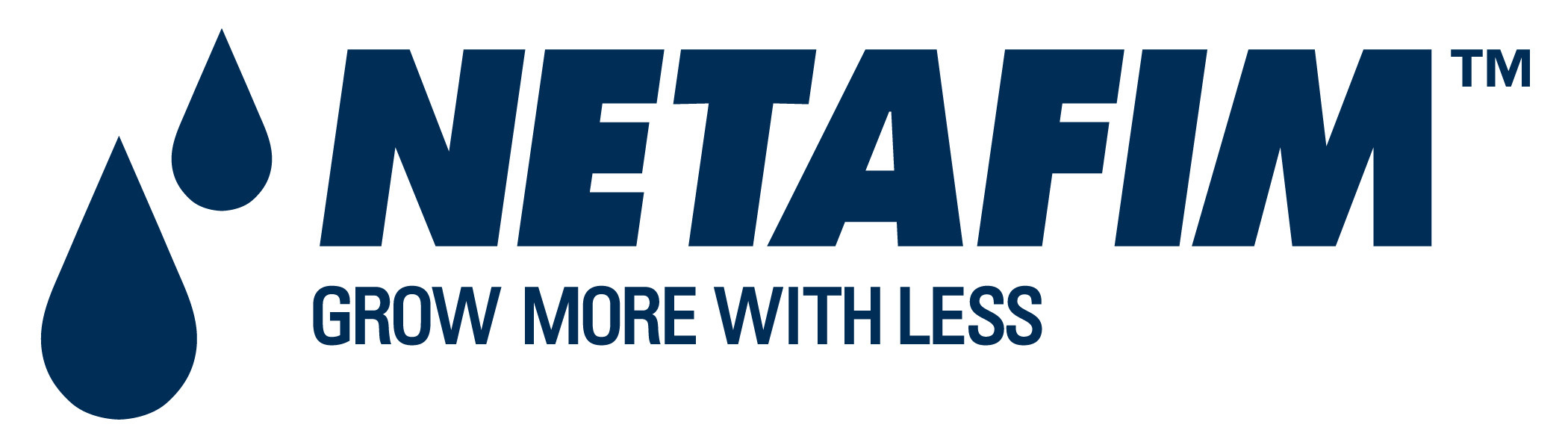 Netafim Logo with Tag Grow More with Less