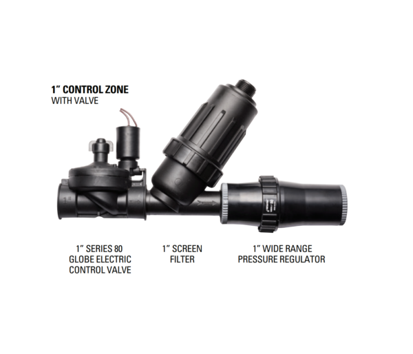 Netafim NCZ Kit 1" Valve Pressure Regulator & Screen Filter 50 PSI - Image 2