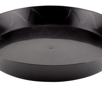 Heavy Duty Black Saucer 12in