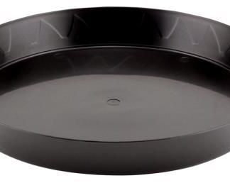 Heavy Duty Black Saucer 10in