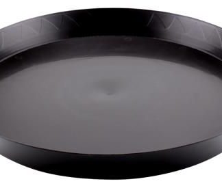 Heavy Duty Black Saucer 18in