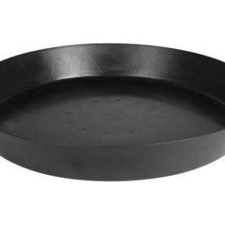 Heavy Duty Black Saucer Tall 25"