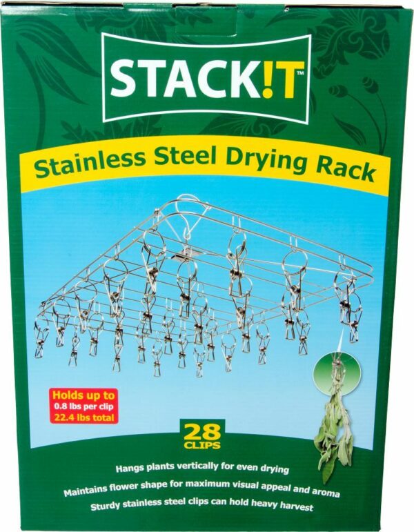 STACK!T Hanging Dry Rack w/ 28