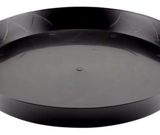 Heavy Duty Black Saucer 16in