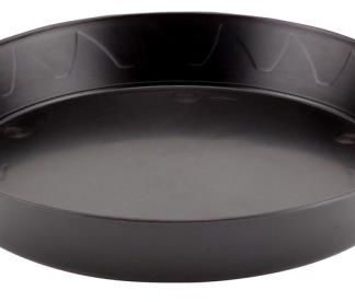 Heavy Duty Black Saucer 8in