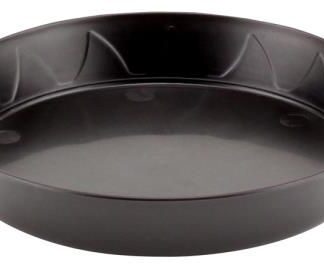 Heavy Duty Black Saucer 6in